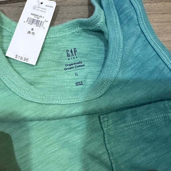 NWT Gap Kids Green Ombré Tank Top - Picture 2 of 2